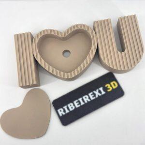 moldura "i love you" para fotografias