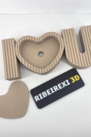 moldura "i love you" para fotografias